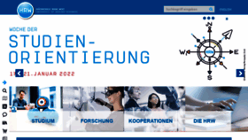 What Hochschule-ruhr-west.de website looked like in 2022 (3 years ago)