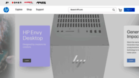 What Hp.com website looked like in 2022 (3 years ago)