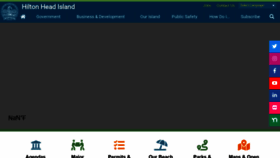 What Hiltonheadislandsc.gov website looked like in 2022 (2 years ago)