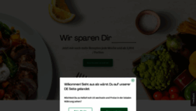 What Hellofresh.de website looked like in 2022 (2 years ago)