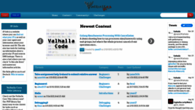 What Halls-of-valhalla.org website looked like in 2022 (2 years ago)