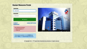 What Hrportal.toyota.co.id website looked like in 2022 (2 years ago)