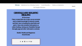 What Healingwithcrystals.net.au website looked like in 2022 (2 years ago)