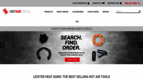 What Hotairtools.com website looked like in 2022 (2 years ago)