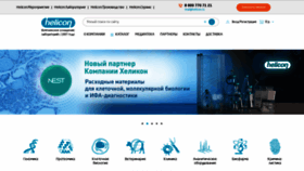 What Helicon.ru website looked like in 2022 (2 years ago)