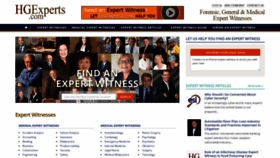 What Hgexperts.com website looked like in 2022 (2 years ago)