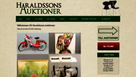 What Haraldssonsauktioner.se website looked like in 2022 (2 years ago)