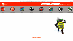What Hexbug.com website looked like in 2022 (2 years ago)