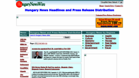 What Hungarynewswire.com website looked like in 2022 (2 years ago)
