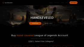 What Handleveled.net website looked like in 2022 (2 years ago)