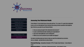 What Hub.madonna.org website looked like in 2022 (2 years ago)
