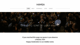 What Hamsaband.com website looked like in 2022 (2 years ago)