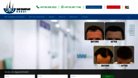 What Hairtransplantdubai.com website looked like in 2022 (2 years ago)