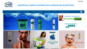 What Hygiadomus.fr website looked like in 2022 (2 years ago)