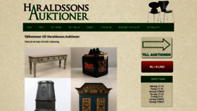 What Haraldssonsauktioner.se website looked like in 2022 (2 years ago)