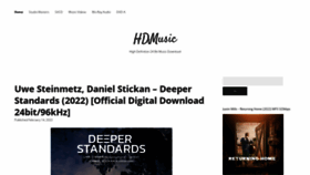 What Hdmusic.me website looked like in 2022 (2 years ago)