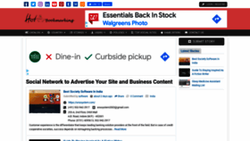 What Hotbookmarking.com website looked like in 2022 (2 years ago)