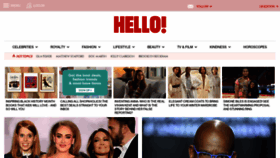 What Hellomagazine.com website looked like in 2022 (2 years ago)