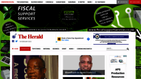 What Herald.co.zw website looked like in 2022 (2 years ago)