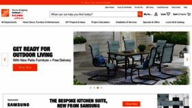 What Homedepot.com website looked like in 2022 (2 years ago)