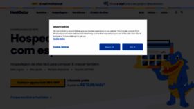 What Hostgator.com.br website looked like in 2022 (2 years ago)