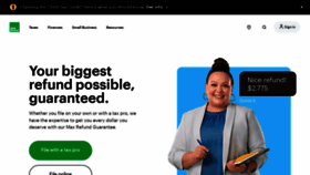 What Hrblock.com website looked like in 2022 (2 years ago)