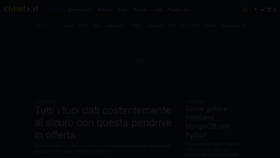 What Html.it website looked like in 2022 (3 years ago)