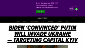 What Huffingtonpost.com website looked like in 2022 (2 years ago)