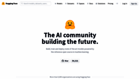 What Huggingface.co website looked like in 2022 (2 years ago)
