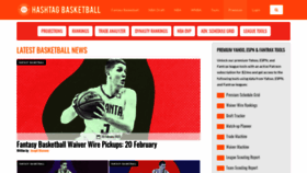 What Hashtagbasketball.com website looked like in 2022 (2 years ago)