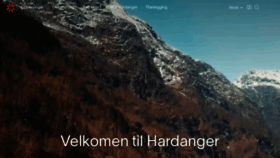 What Hardangerfjord.com website looked like in 2022 (2 years ago)