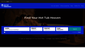 What Hottubhideaways.com website looked like in 2022 (2 years ago)