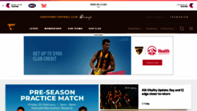 What Hawthornfc.com.au website looked like in 2022 (2 years ago)