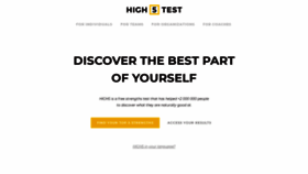 What High5test.com website looked like in 2022 (2 years ago)