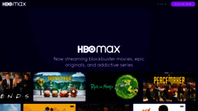 What Hbomax.com website looked like in 2022 (2 years ago)