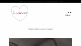 What Handtoheartjewelry.com website looked like in 2022 (2 years ago)