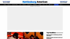 What Hattiesburgamerican.com website looked like in 2022 (2 years ago)