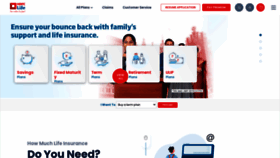 What Hdfclife.com website looked like in 2022 (2 years ago)