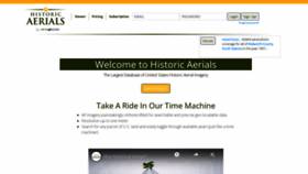 What Historicaerials.com website looked like in 2022 (2 years ago)