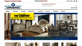 What Homelivingfurniture.com website looked like in 2022 (2 years ago)