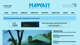 What Hawaiimagazine.com website looked like in 2022 (2 years ago)