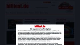 What Hifitest.de website looked like in 2022 (2 years ago)