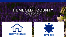 What Humboldtgov.org website looked like in 2022 (2 years ago)