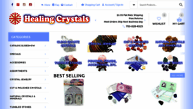 What Healingcrystals.com website looked like in 2022 (2 years ago)