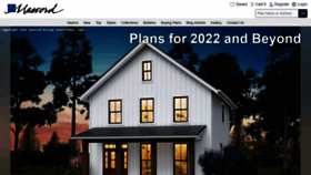 What Houseplans.co website looked like in 2022 (2 years ago)