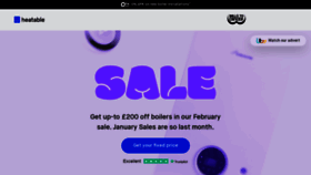 What Heatable.co.uk website looked like in 2022 (3 years ago)