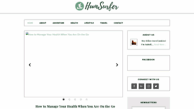 What Humsurfer.com website looked like in 2022 (2 years ago)