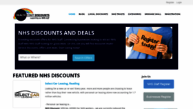 What Healthstaffdiscounts.co.uk website looked like in 2022 (3 years ago)