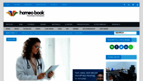 What Homeobook.com website looked like in 2022 (2 years ago)