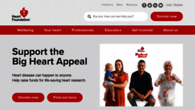 What Heartfoundation.org.nz website looked like in 2022 (2 years ago)